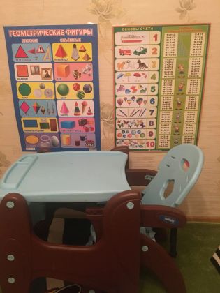 Оборудованная комната со специализированным местом для ребенка