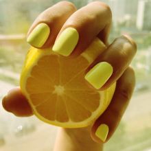 Яркое лето, потрясающий оттенок «Ледяной лимон»