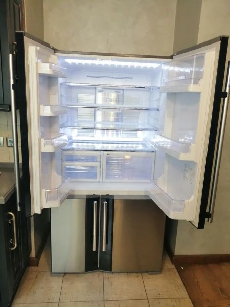 Занос холодильника SBS со снятием дверей