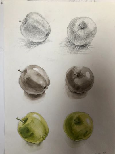 Разные виды живописи (моя работа)