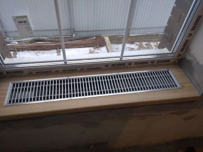 врезка канвектора