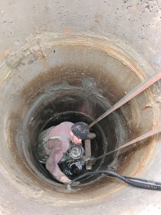 Чистка и ремонт колодца.