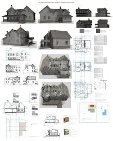 Дизайн концепция загородного дома пример