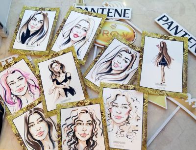Портреты на вечеринке Pantene и Cosmopolitan