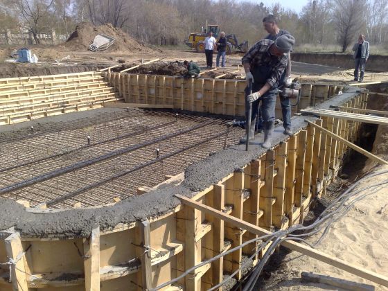 бетонные работы