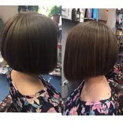 Стрижка-каре на удлинение, окраска