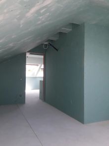 Потолок из гипсокартона на мансарде (60 фото)