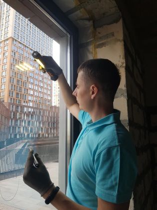 Обследование оконного блока