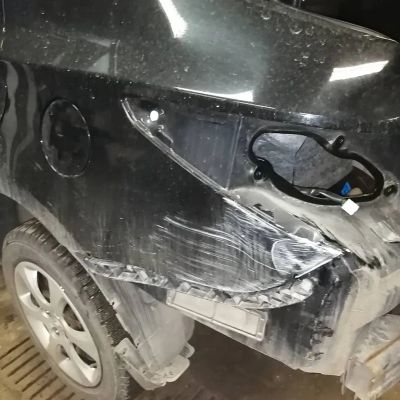 Ремонт заднева крыла кио рио