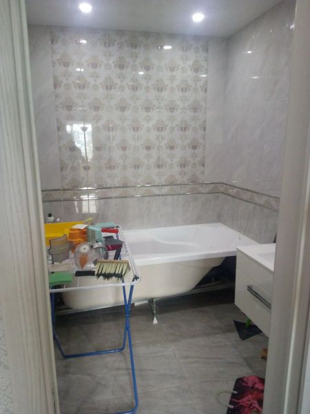 Ремонт ванной комнаты с установкой сантехники и санфаянса