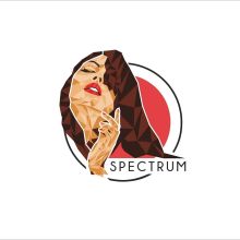 логотип для салона красоты SPECTRUM