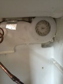 Замена вентилятора и корпуса на холодильнике БОШ