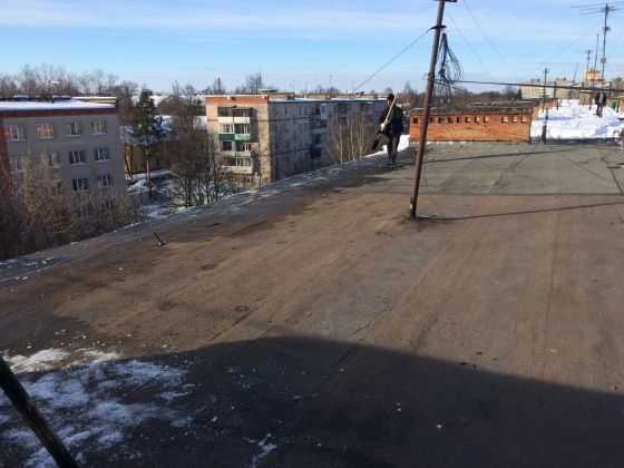 Уборка снега и сосулек с крыши! Подольский район