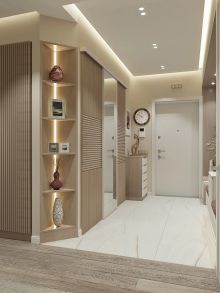 Дизайн-проект 3-х комнатной квартиры, прихожая, г. Москва, ул. Красносельская.