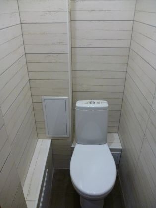 Отделка туалета под ключ по адресу Комсомольский 44