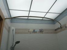 Ремонт ванны и устройство потолка "Армстронг"