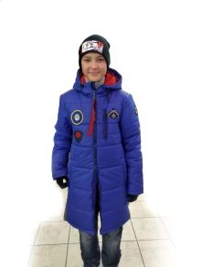 Куртка зимняя детская с интегрированным капюшоном