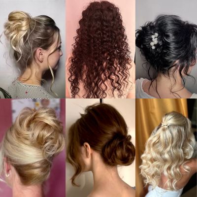 Парикмахеры творят стильные стрижки, укладки и современные прически для клиентов