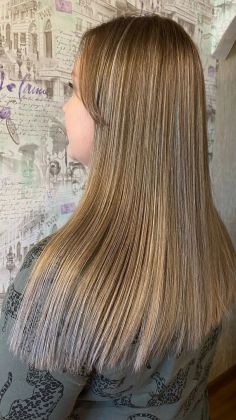 Сложное окрашивание в технике шатуш 