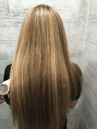 Рельефное окрашивание волос 