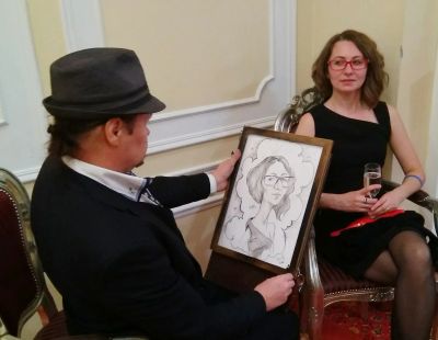 художник шаржист на  мероприятии