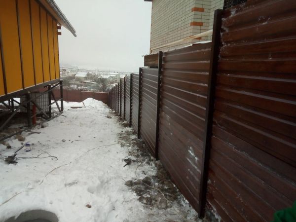 савельевская ,забор с воротами 