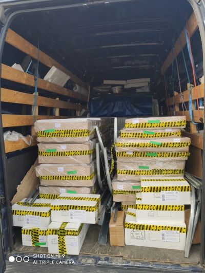 Загрузка секционных ворот