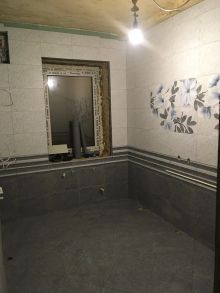 Укладка плитки в ванной в частном доме
