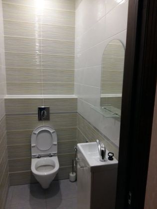 Санузел. Встроенный унитаз