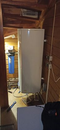 Замена бойлера, подвод коммуникаций 