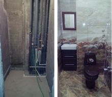 Косметический ремонт квартиры, Туалет под ключ, Григоренко Д.А.