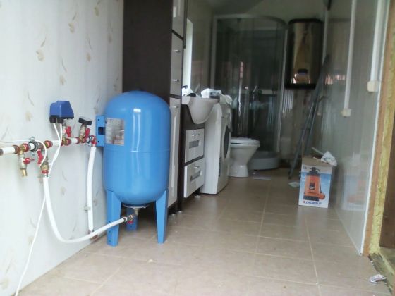 Монтаж водоснабжения из колодца и скважины