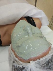 Уходовая процедура с использованием альгинатной маски