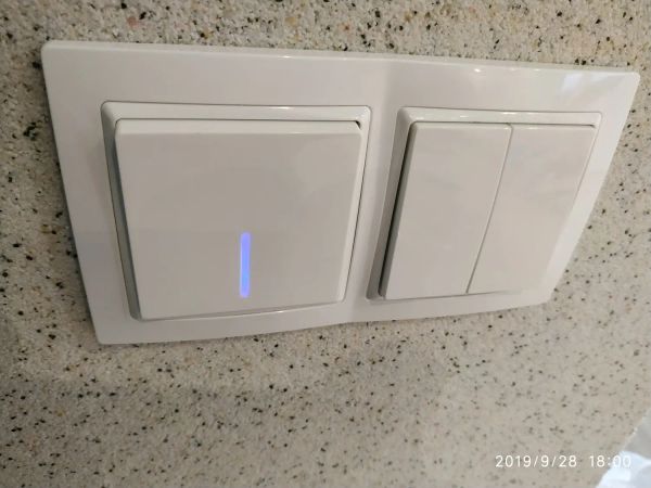 Установка выключателей с подсветкой Werkel