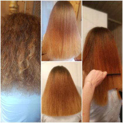 Восстановление волос + полировка волос + стрижка кончиков волос 