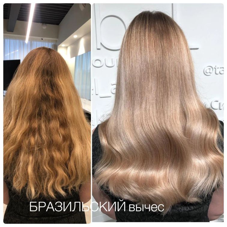 Брондирование светлых волос в Москве