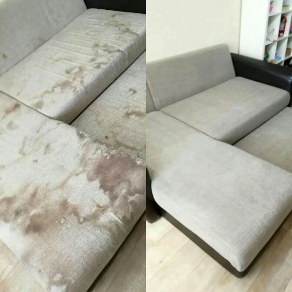 Химчистка углового дивана