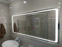 Установка и подключение зеркала в ванной