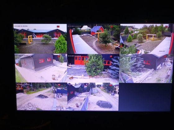 Система наружного видеонаблюдения частной территории в г.Сысерть  