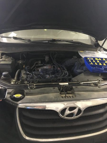 Диагностика Hyundai Santa-Fe, замена турбины, замена теплообменника, ремонт ГБЦ, чистка системы охлаждения ДВС. (Дизель)