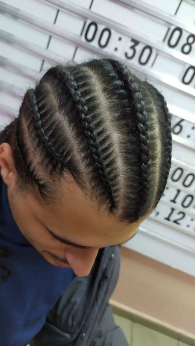 Брейды для мужчин из собственных волос, без добавления материала.