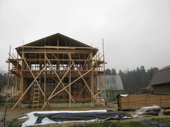 Строительство каркасного дома по канадской технологии.