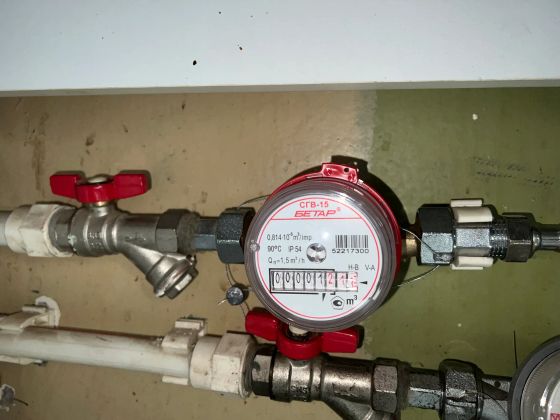 Монтаж счетчика 