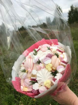 Зефирный букет! Порадуйте свою любимую маму, девушку, жену! Своих деток! Никто не останется равнодушным