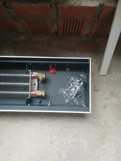 Монтаж внутрипольных радиаторов