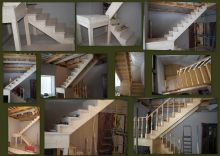 Изготовление и монтаж деревянной лестницы