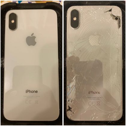 Замена заднего стекла iPhone XS 