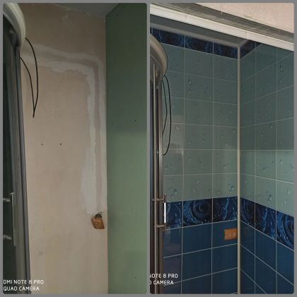 Обшивка стен и потолка ванной пластиковыми панелями