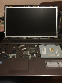 Замена матрицы и клавиатуры на ноутбуке Acer 5551G