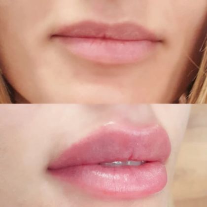 Перманентный макияж губ акварельная техника 